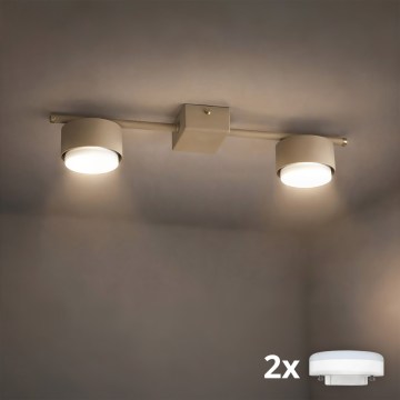 Brilagi - LED Spotlight MONO 2xGX53/13W/230V beige