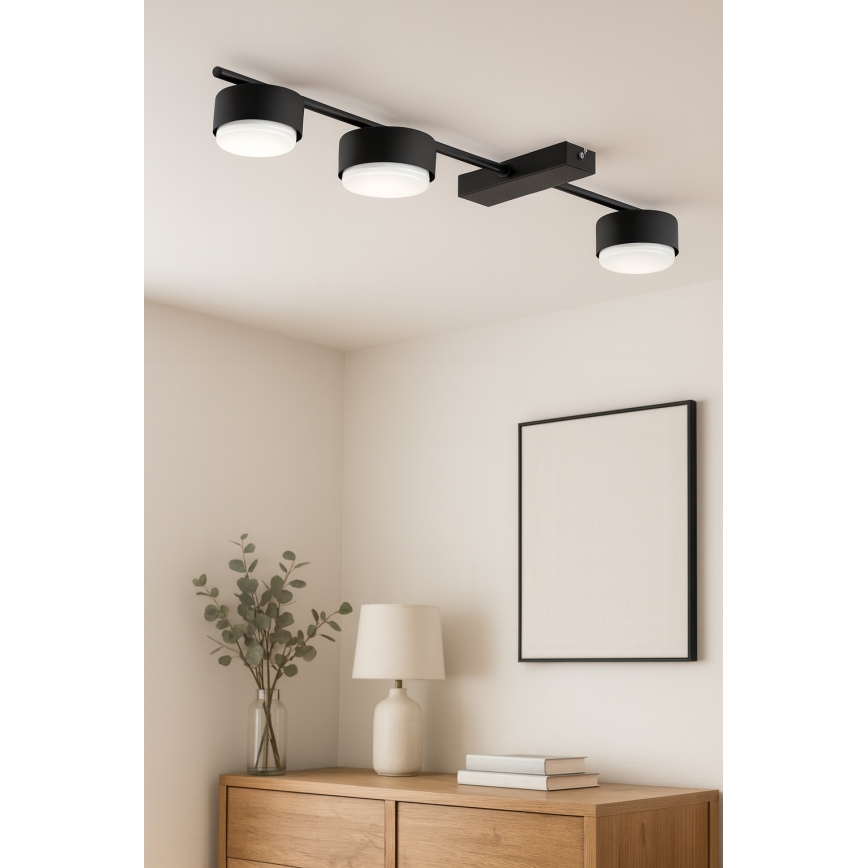 Brilagi - LED Spotlight MONO 3xGX53/12W/230V Black
