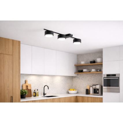 Brilagi - LED Spotlight MONO 3xGX53/12W/230V Black