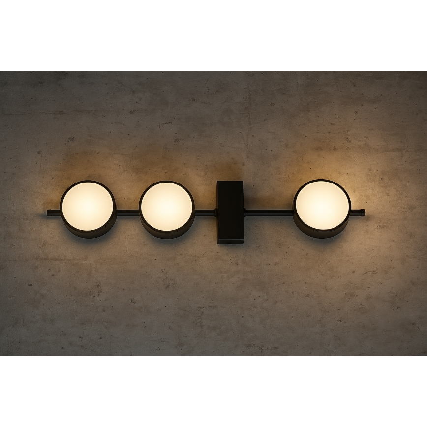 Brilagi - LED Spotlight MONO 3xGX53/12W/230V Black