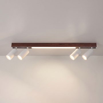 BRILAGI - LED Spotlight SELE 4xGU10/30W/230V + LED/20W white/oak decor