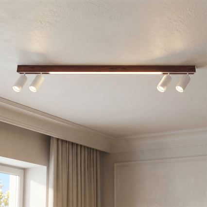 BRILAGI - LED spotlight SELE 4xGU10/30W/230V + LED/25W white/cherry decor