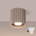 Brilagi - LED Spotlight SFERA 1xGU10/10W/230V Ø 10 cm taupe