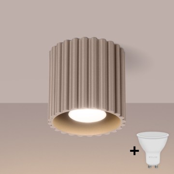 Brilagi - LED Spotlight SFERA 1xGU10/10W/230V Ø 10 cm taupe