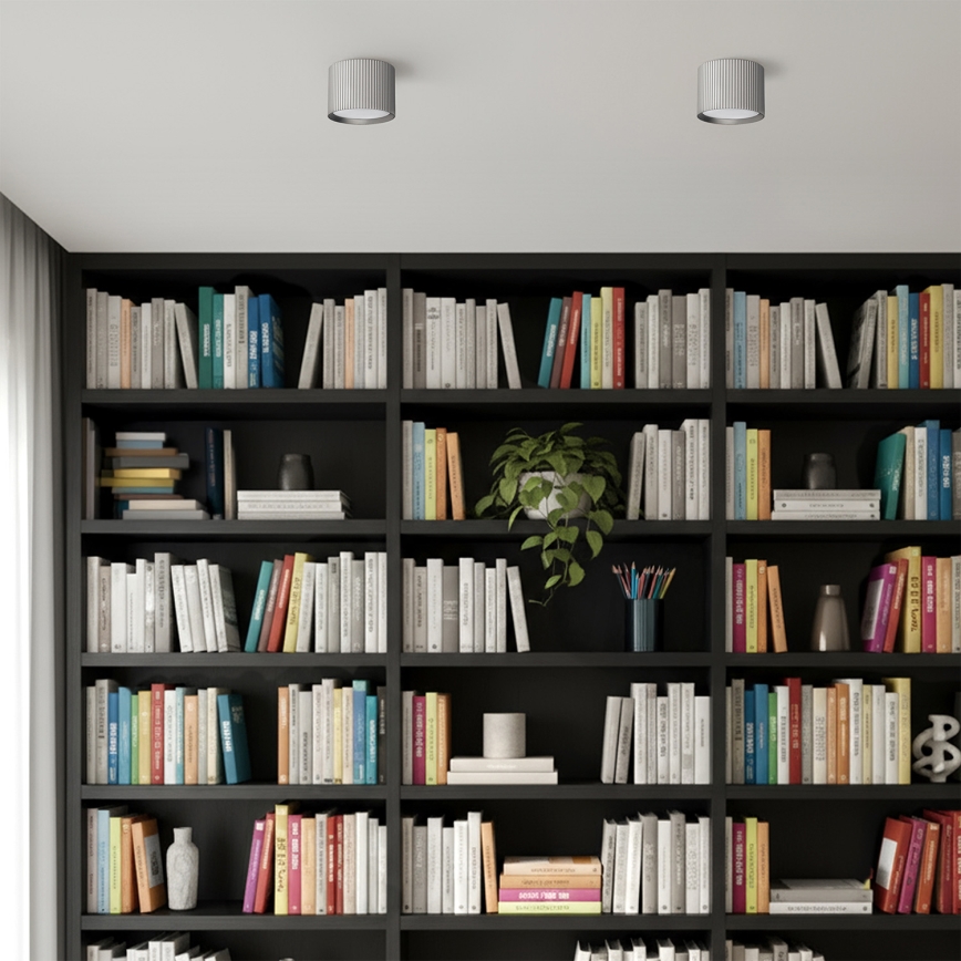 Brilagi - LED Spotlight STRIPY 1xGX53/15W/230V silver