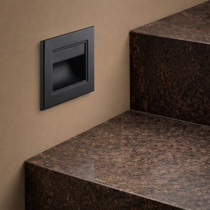 Brilagi - LED Stair Light STEP LIGHT LED/1.5W/230V IP44 Black