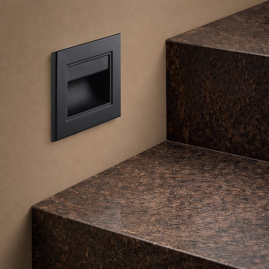 Brilagi - LED Stair Light STEP LIGHT LED/1.5W/230V IP44 Black