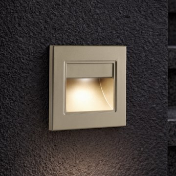 Brilagi - LED Stair Light STEP LIGHT LED/1.5W/230V IP44 gold