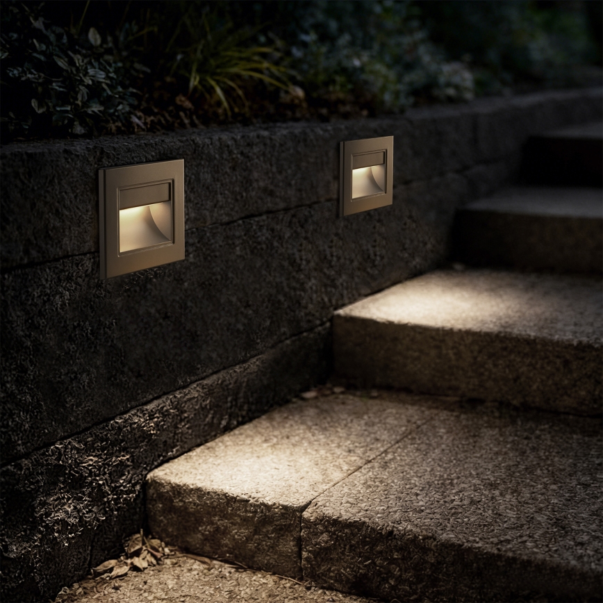 Brilagi - LED Stair Light STEP LIGHT LED/1.5W/230V IP44 Gold