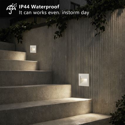 Brilagi - LED Stair Light STEP LIGHT LED/1,5W/230V IP44 White