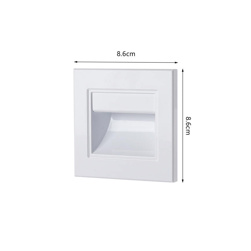 Brilagi - LED Stair Light STEP LIGHT LED/1,5W/230V IP44 White