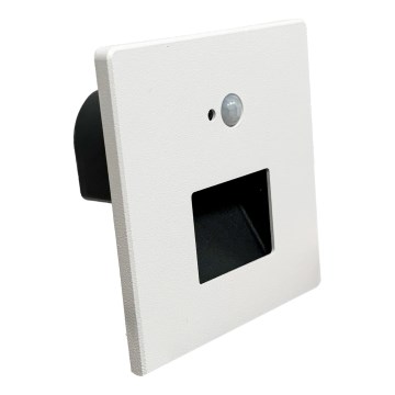 Brilagi - LED Staircase Light with Motion and Dusk Sensor JACK LED/3W/230V 3000/4000/6500K IP65 White