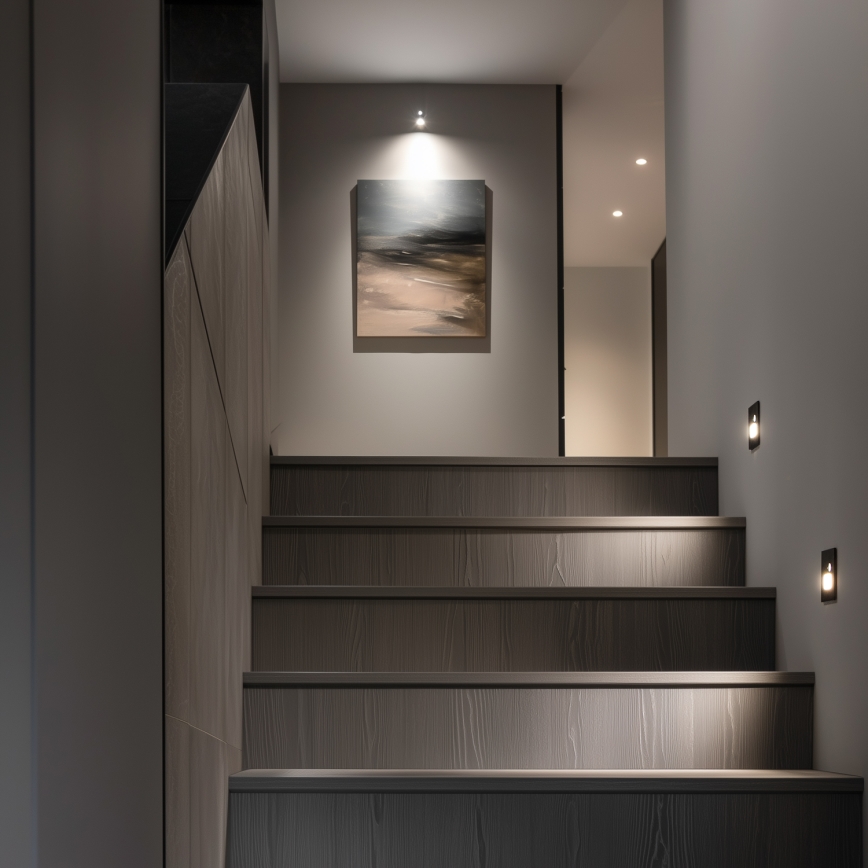 Brilagi - LED Staircase light with a motion sensor JACK LED/1,5W/230V 3000K/4000K/6500K black