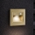 Brilagi - LED Staircase Light with Sensor STEP LIGHT, 1.5W/230V, IP44, Gold