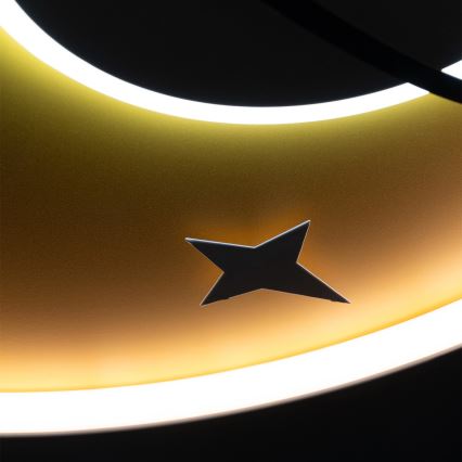 Brilagi - STARSHIP LED Kids' Ceiling Light LED/64W/230V 3000/4500/6000K Yellow