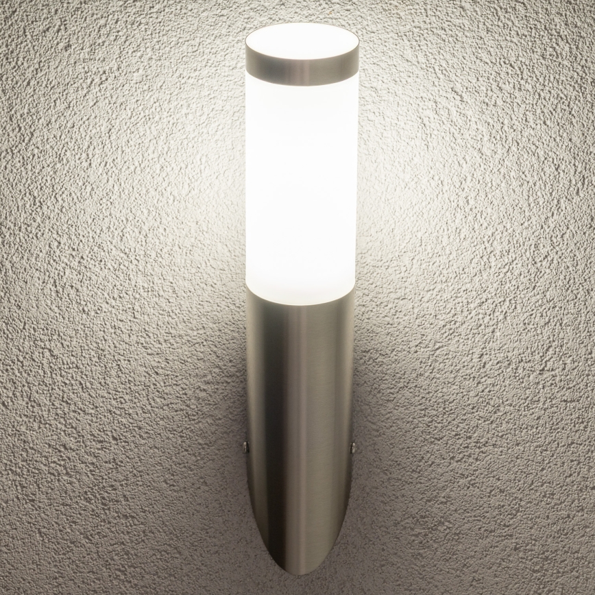 BRILAGI - LED Dimmable Outdoor Wall Lamp ELIA 1xE27/6W/230V 2700-6500K IP44 matte chrome