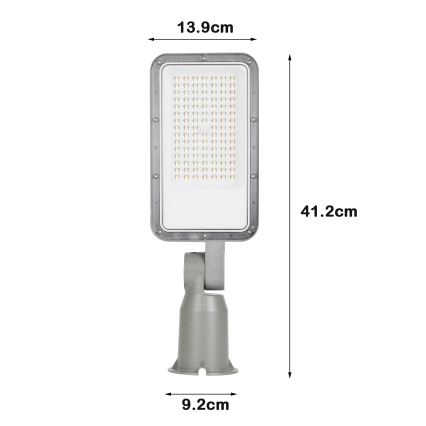 Brilagi - LED Street Light URBANLIGHT LED/50W/230V grey IP65