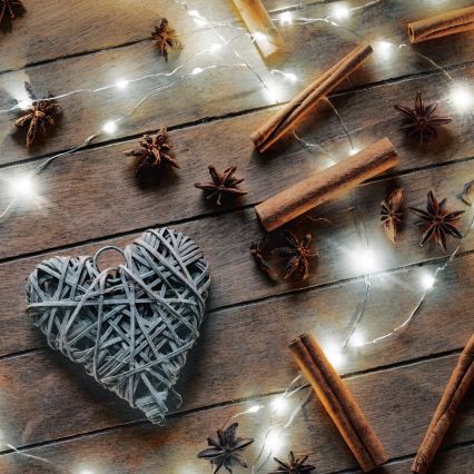 Brilagi - LED string 100xLED/3xAA 10m cool white