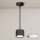 Brilagi - LED STRIPY Cable-hung Pendant 1xGX53/15W/230V Black