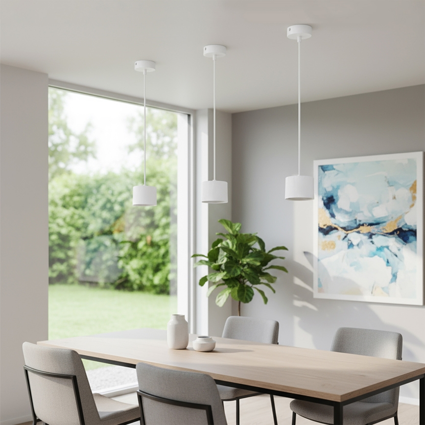 Brilagi - LED STRIPY Cable Pendant Light 1x GX53/15W/230V White