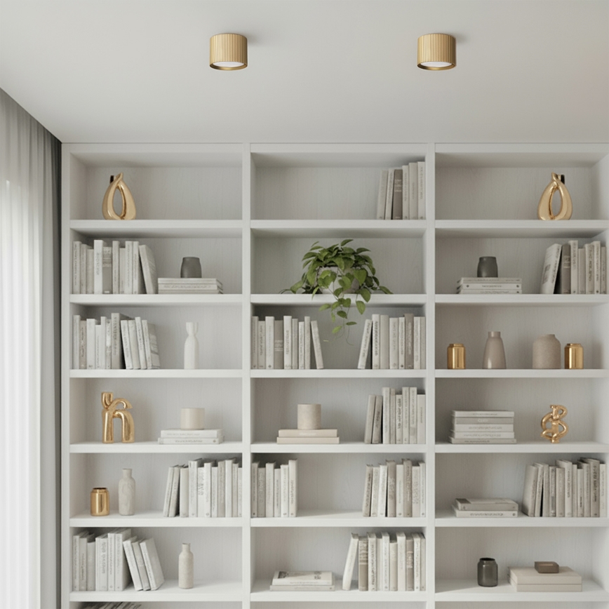 Brilagi - LED STRIPY Spotlight 1xGX53/15W/230V, Gold finish