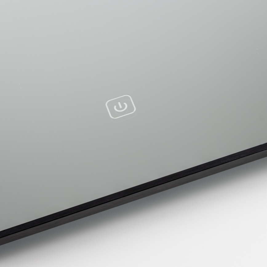 Brilagi - SUELLO LED Bathroom Mirror LED/24W/230V 60x60 cm Black IP44 CRI 90 Dimmable + CCT