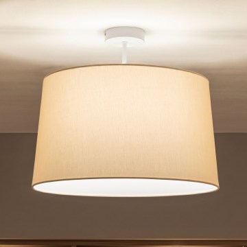 Brilagi - LED Surface-Mount Chandelier CERIA 1xE27/60W/230V Ø 45 cm White/Beige