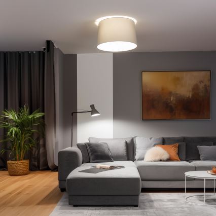 Brilagi - LED Surface-Mounted Ceiling Light CERIA 1xE27/40W/230V Ø 45 cm grey