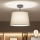 Brilagi - LED Surface-Mounted Ceiling Light CERIA 1xE27/60W/230V Ø 30 cm black/grey
