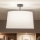 Brilagi - LED Surface-mounted Ceiling Light CERIA 1xE27/60W/230V, Ø 45 cm, black/white