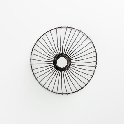 Brilagi - LED Surface-Mounted Ceiling Light CERIA WIRE 1xE27/40W/230V Ø 30 cm Black/Oak