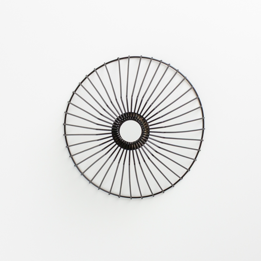 Brilagi - LED Surface-Mounted Ceiling Light CERIA WIRE 1xE27/40W/230V Ø 30 cm Black/Oak