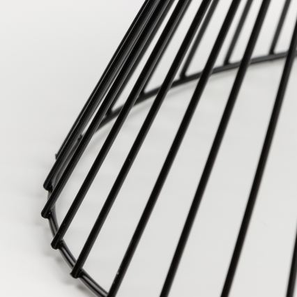 Brilagi - LED Surface-Mounted Ceiling Light CERIA WIRE 1xE27/40W/230V Ø 30 cm Black/Oak