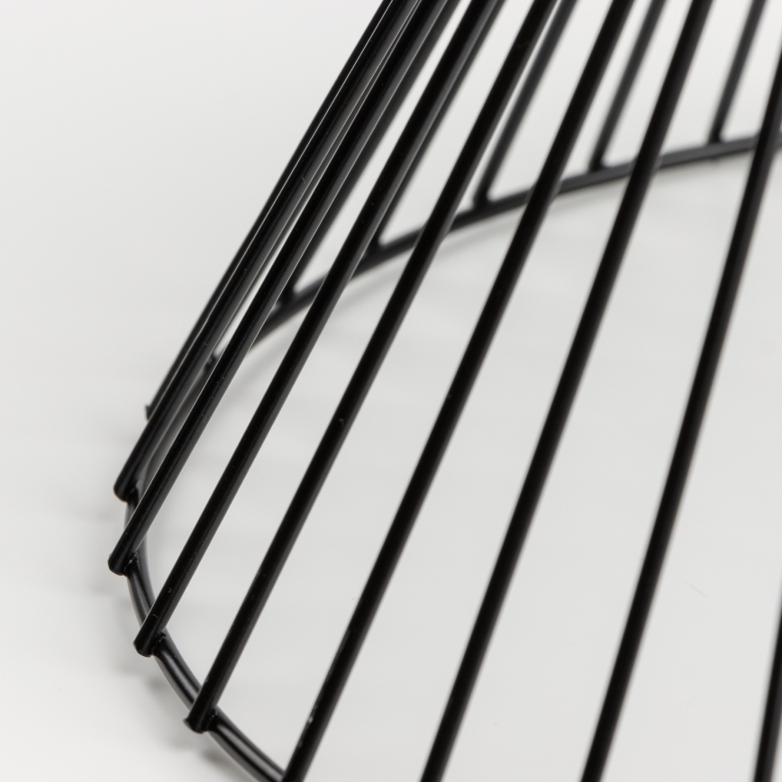 Brilagi - LED Surface-Mounted Ceiling Light CERIA WIRE 1xE27/40W/230V Ø 30 cm Black/Oak