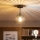 Brilagi - LED Surface-Mounted Ceiling Light CERIA WIRE 1xE27/60W/230V diam. 21 cm Black