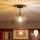 Brilagi - LED Surface-mounted Ceiling Light CERIA WIRE 1xE27/60W/230V Ø 30 cm Black