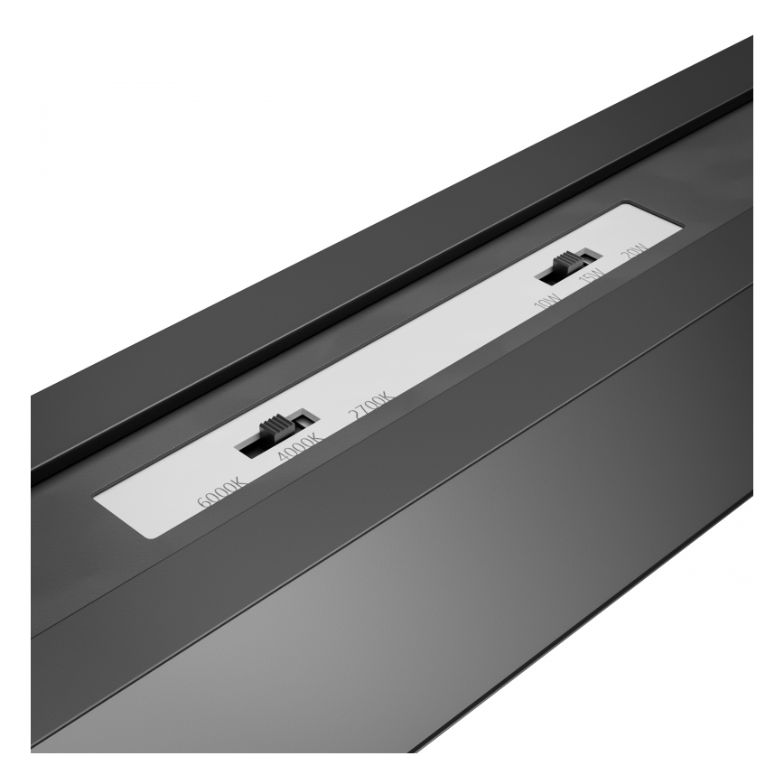 Brilagi - LED Surface-mounted Ceiling Light FULLDAY LED/10/15/20W/230V 2700/4000/6000K 60 cm black