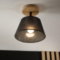 Brilagi - LED  Surface-mounted chandelier ANTHONY 1xE14/60W/230V oak/black