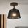 Brilagi - LED  Surface-mounted chandelier ANTHONY 1xE14/60W/230V oak walnut/black