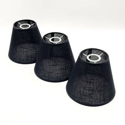 Brilagi - LED  Surface-mounted chandelier ANTHONY 3xE14/40W/230V oak/black