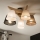 Brilagi - LED  Surface-mounted chandelier ANTHONY 5xE14/40W/230V oak