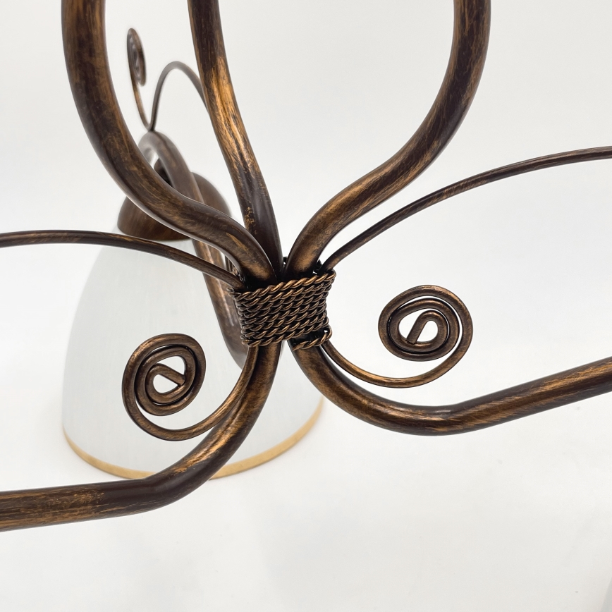 Brilagi - LED Surface-mounted chandelier ANTICO 3xE27/60W/230V bronze patina