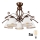 Brilagi - LED Surface-mounted chandelier ANTICO 5xE27/60W/230V bronze patina