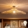 Brilagi - LED Surface-mounted chandelier CERIA BOHO 1xE27/60W/230V diameter 100 cm black/beige