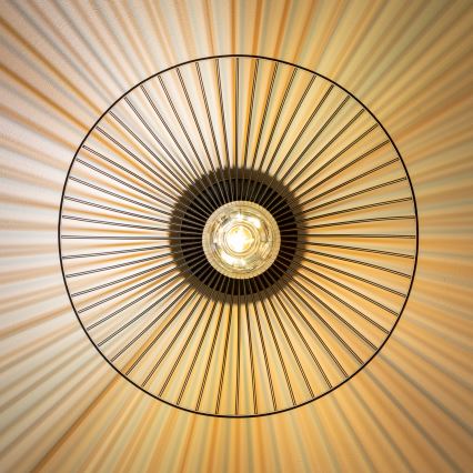 Brilagi - LED Surface-mounted Chandelier CERIA WIRE 1xE27/40W/230V Ø 26 cm Black