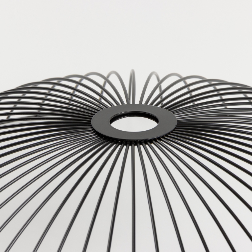 Brilagi - LED Surface-Mounted Chandelier CERIA WIRE 1xE27/40W/230V Ø 60 cm black/oak