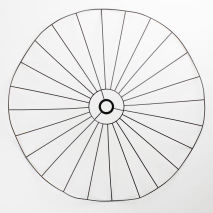 Brilagi - LED Surface-Mounted Chandelier CERIA WIRE 1xE27/40W/230V Ø 80 cm Black/Oak