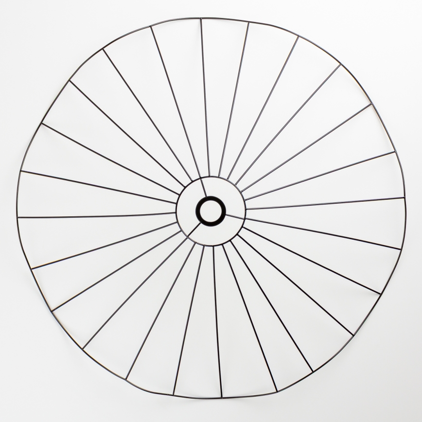 Brilagi - LED Surface-Mounted Chandelier CERIA WIRE 1xE27/40W/230V Ø 80 cm Black/Oak