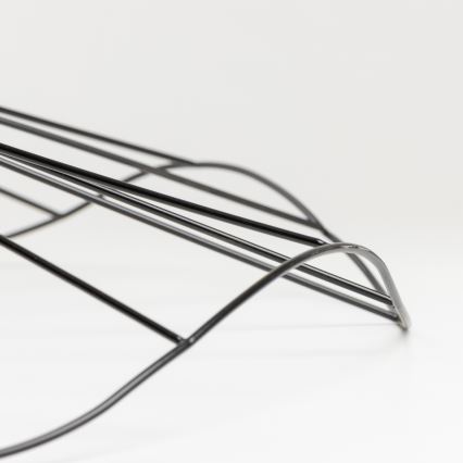 Brilagi - LED Surface-Mounted Chandelier CERIA WIRE 1xE27/40W/230V Ø 80 cm Black/Oak