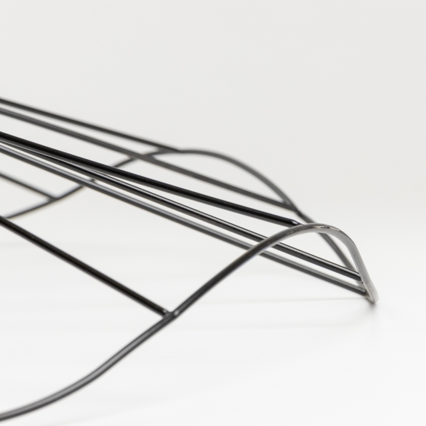 Brilagi - LED Surface-Mounted Chandelier CERIA WIRE 1xE27/40W/230V Ø 80 cm Black/Oak